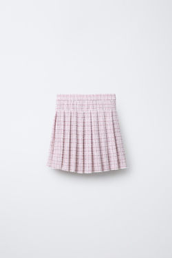 ZARA ЮБКА В СКЛАДКУ, РОЗОВЫЙ