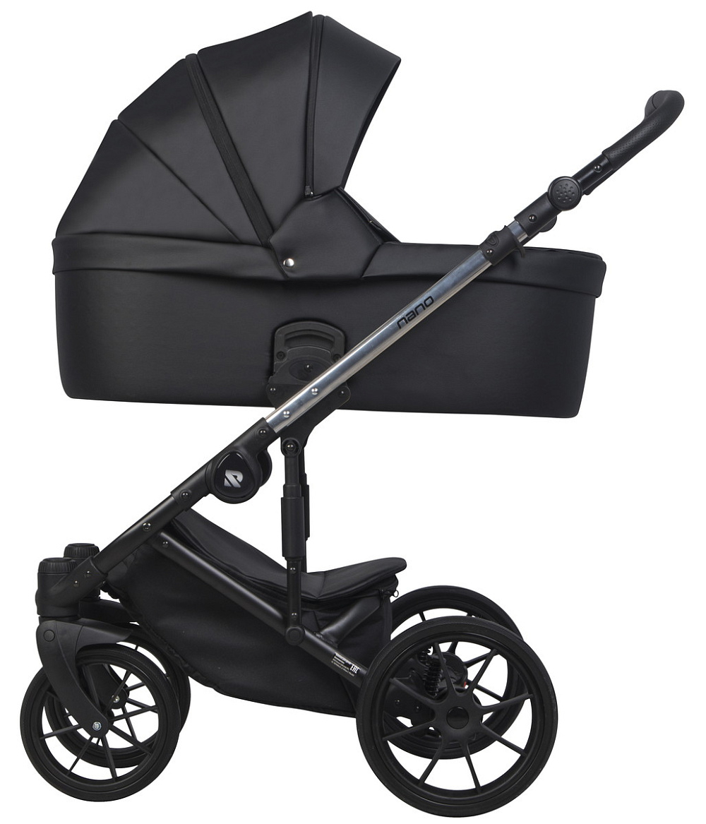 Детская коляска Riko Nano Thermo Ecco 2 в 1 01 Black (черный)