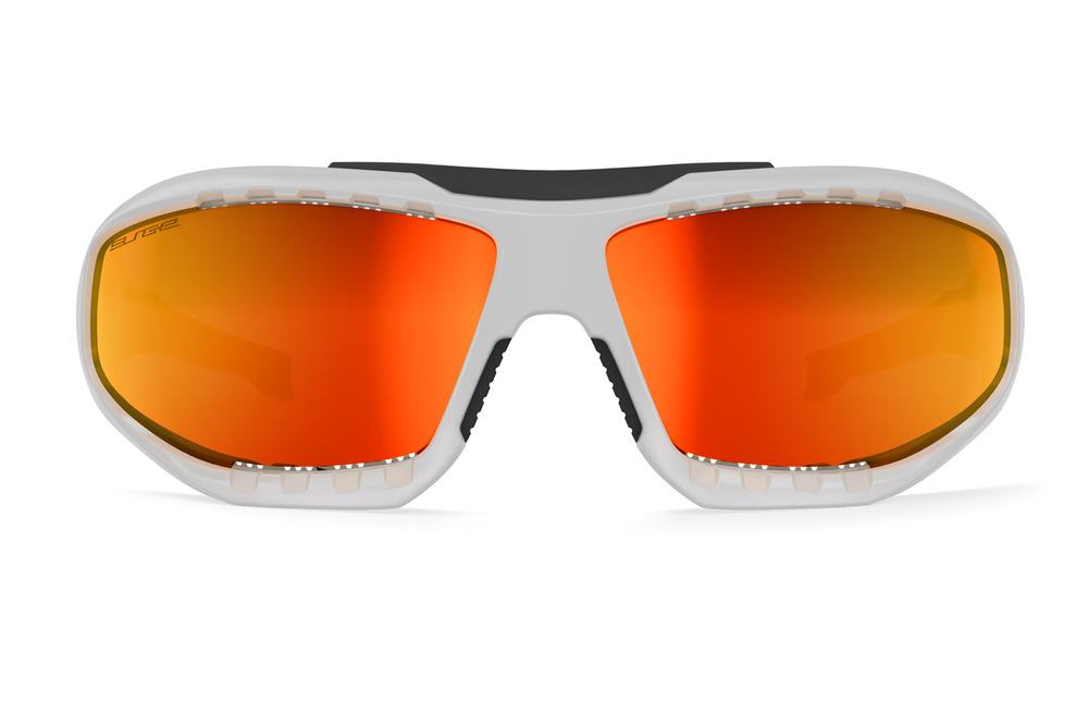 Спортивные очки LiP Surge Aero / Stone White - Black / PC Polarized / Levante Series ML Red Smoke