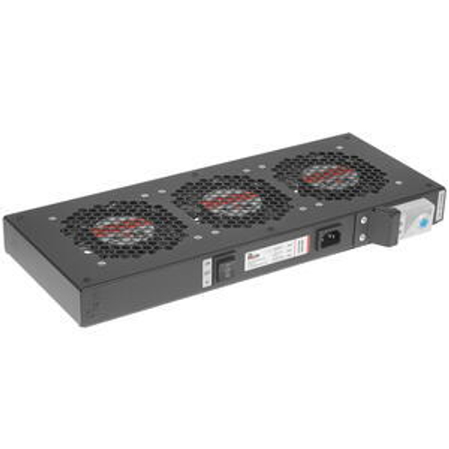 ЦМО Модуль вентиляторный, 3 вентилятора с терморегулятором REM R-FAN-3T (R-FAN-3T-9005)