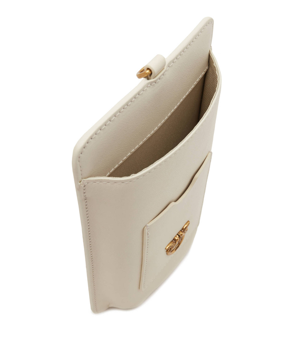 Кожаная сумка для телефона PHONE FOLDER VITELLO MORBIDO Pinko - кремовый(101773 A0QO)