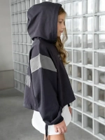 Худи для девочки с завязками в школу