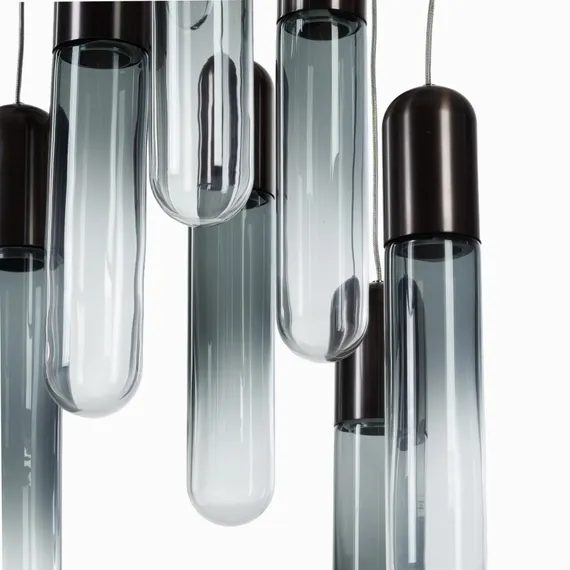 Подвесной светильник Eclipse Ø60 см, дымчатый, серый