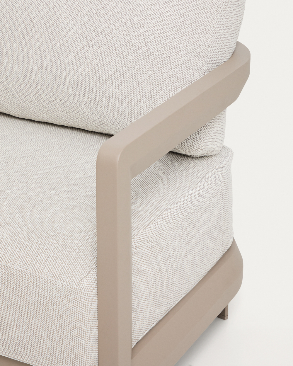 Комплект садовой мебели Nerano из алюминия цвета таупе