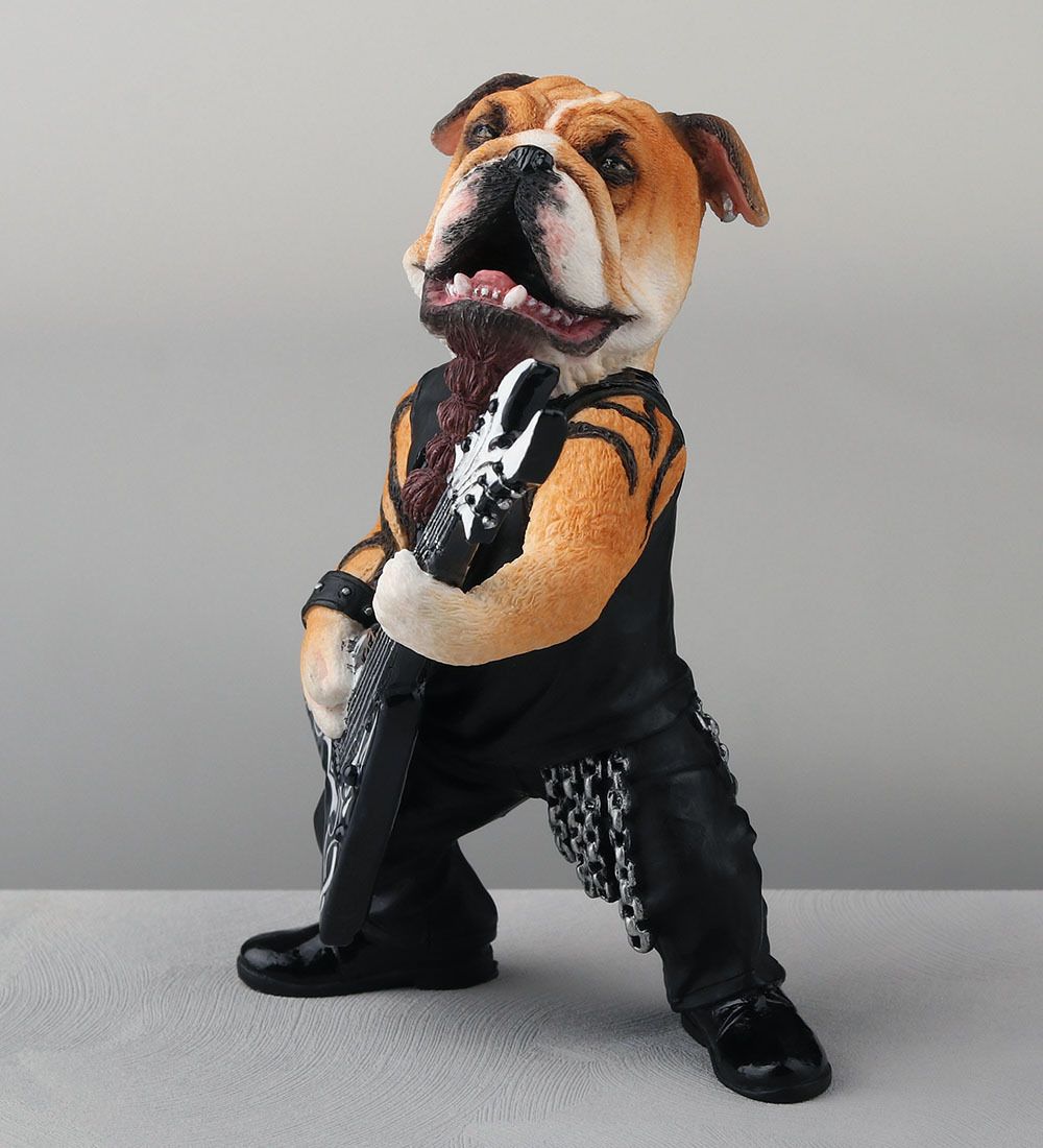 WS-1347 Статуэтка «Бульдог гитарист»
