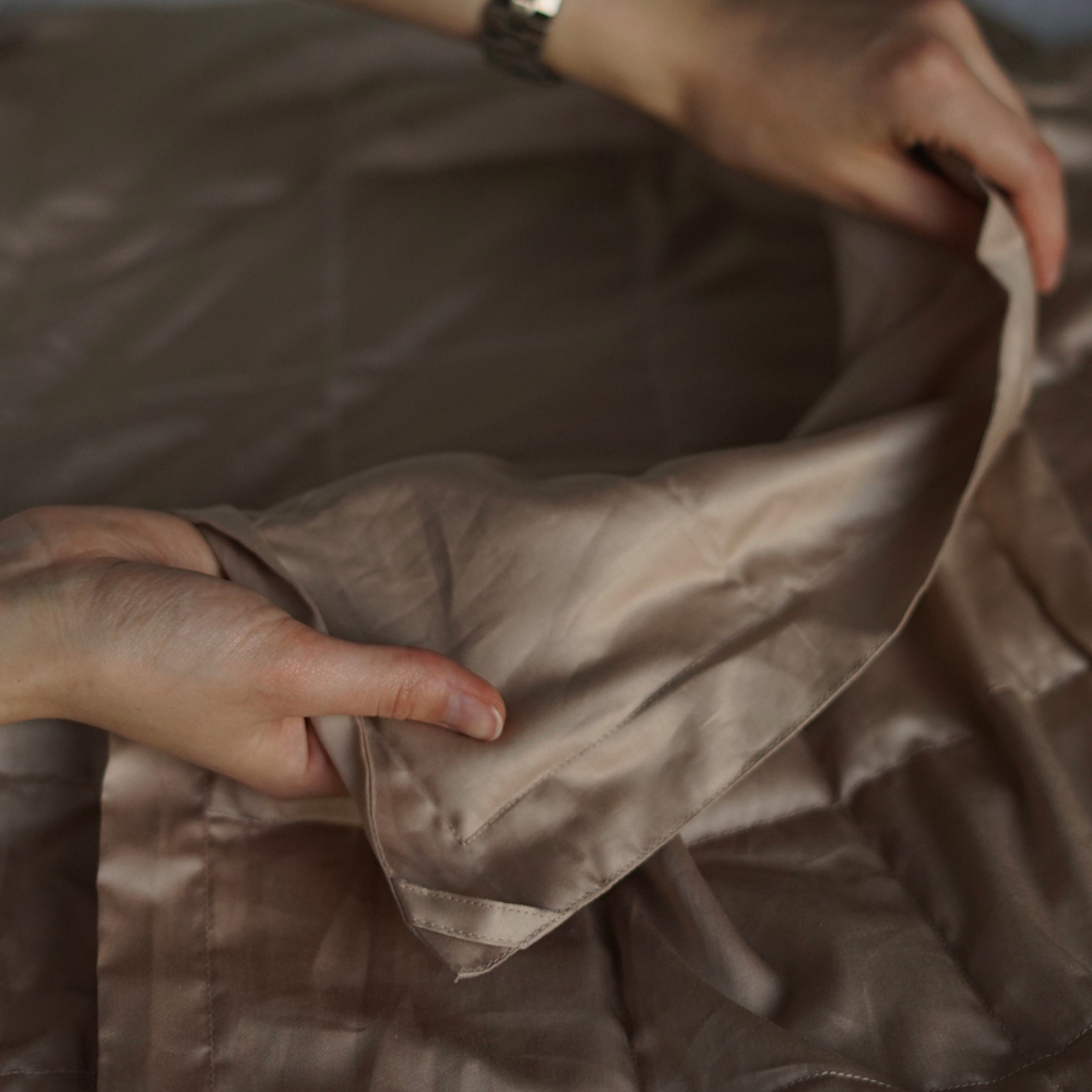 Утяжеленное одеяло "Актив" Бежевый