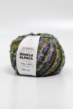 O’YARN BOUCLE ALPACA яркий, 100г