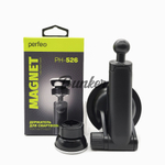 Perfeo-526 черный держатель для смартфона до 6,5" на стекло/торпедо/магнитный, (компл)