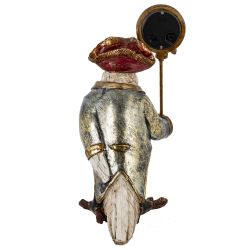 GAEM Фигурка декоративная с часами "Попугай" (LR44х1 н/п), L12 W13 H23 см