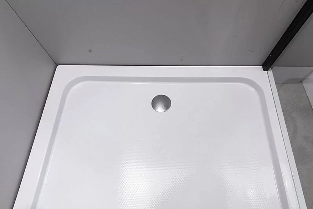 Душевой уголок Esbano ESR-7180B ESUGR7180B 120х80 стекло прозрачное/профиль черный матовый