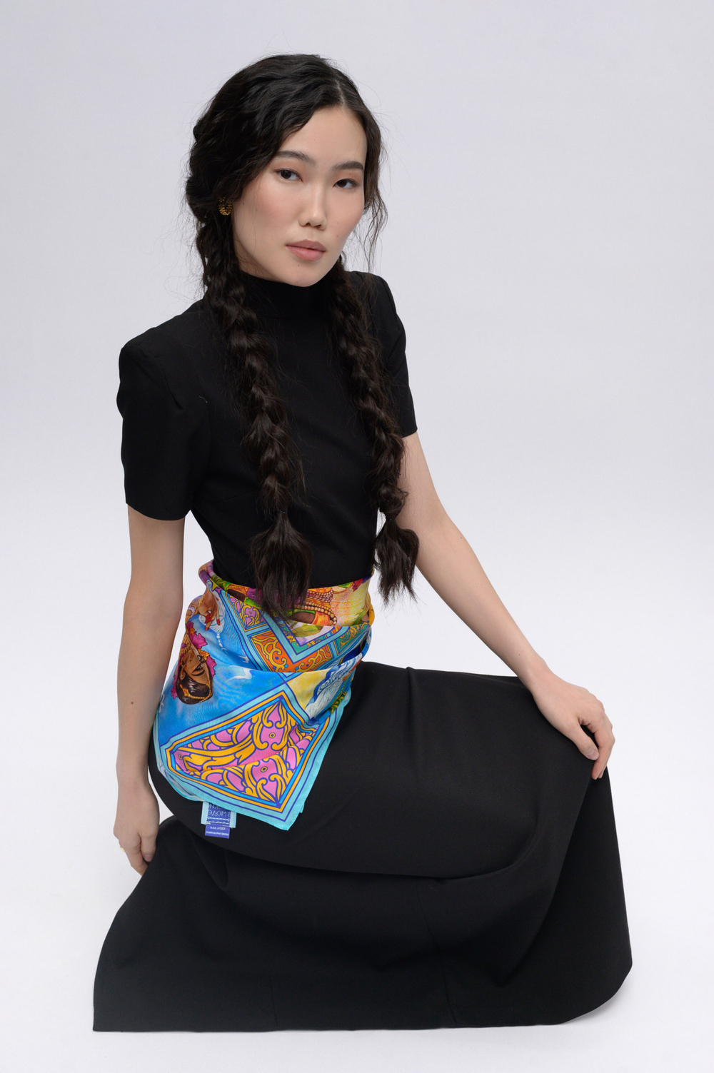 Платок «БРИКС» 100% шёлк