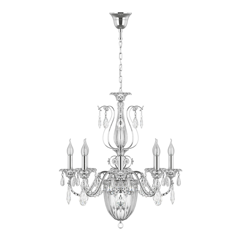 790114 Люстра SCHON 11х60W E14 Серебро