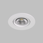 DK3020-WH Встраиваемый светильник, IP 20, 10 Вт, GU5.3, LED, белый, пластик