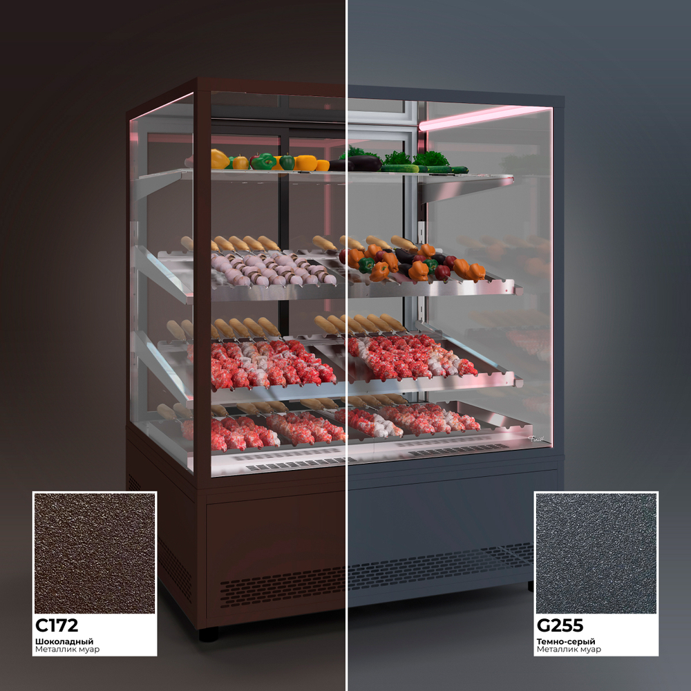 Напольная витрина для мяса Finist JOBS MEAT