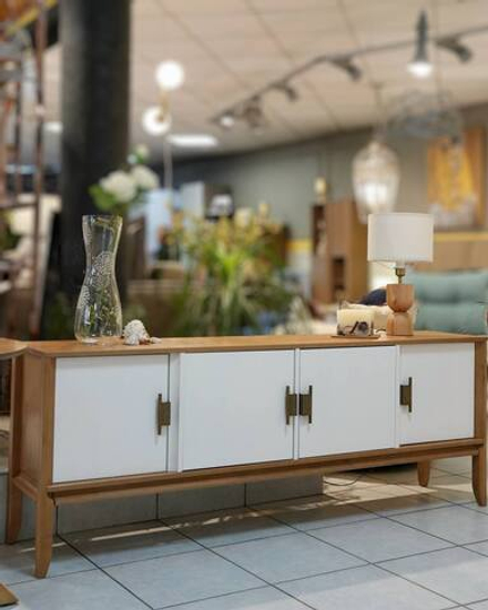 БРИДЖ Тумба ТВ 4 двери Арт.9...040