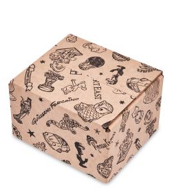 GAEM Art ГКП-52 Коробка 4-х клапанная гофрокартон 120х95х75