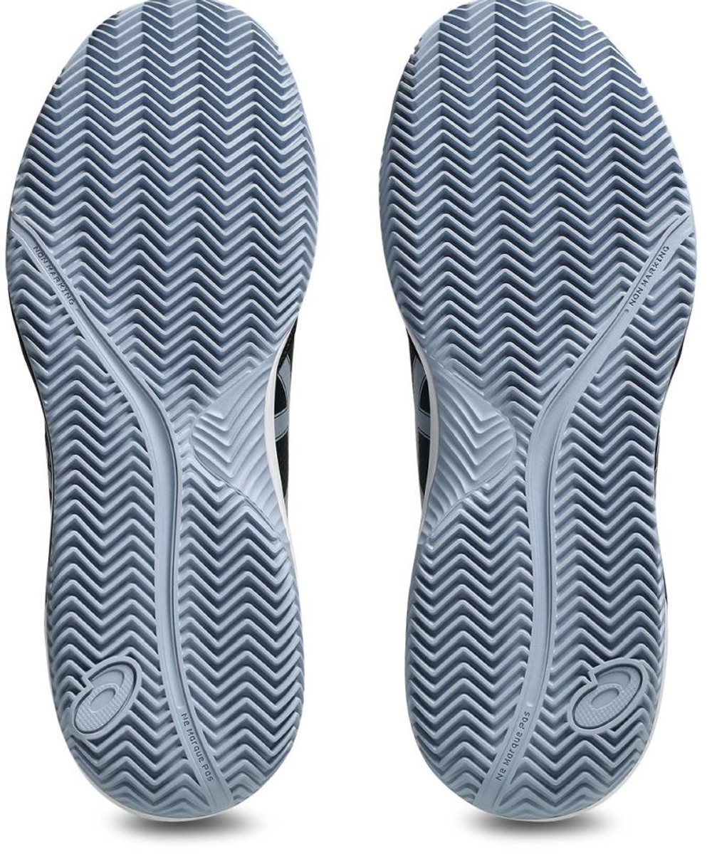 Мужские кроссовки теннисные Asics Gel-Dedicate 8 Clay - black/grey blue