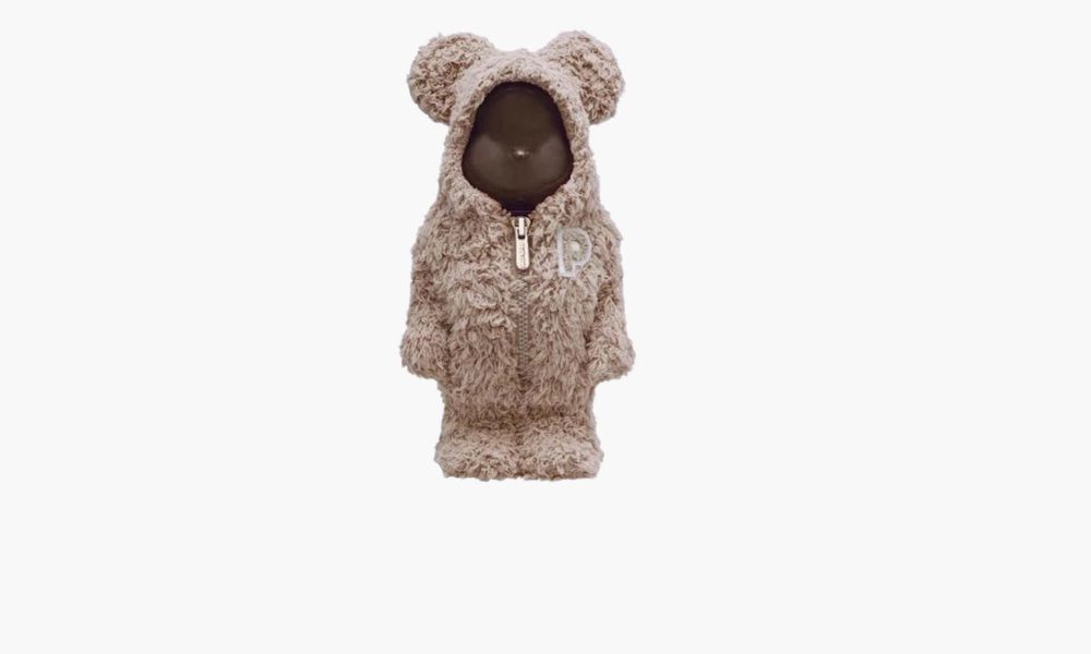 Bearbrick x Gelato Pique Pajamas &quot;400%&quot; Brown