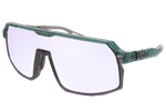 Спортивные очки с диоптриями HILX Inferno Shiny Crystal Green / Photochromic Purple Mirror Lens