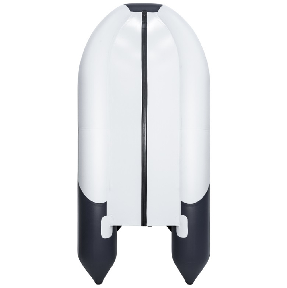 Лодка ПВХ Ривьера Компакт 3400 СК "Комби" светло-серый/черный