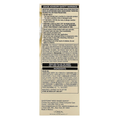 L'Oréal, Superior Preference, яркий, не выцветающий оттенок, 9 оттенков натурального блонда, для 1 применения