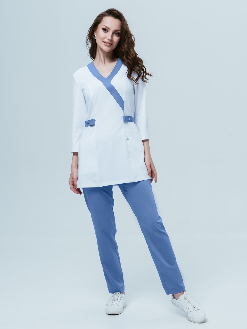 Удлиненная медицинская блуза на подарок жене/сестре/маме/дочери/тете/бабушке