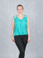 Блузка CF Woman, бледно-зеленая 484171