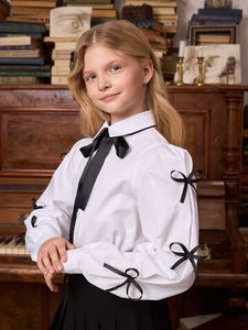 Блузки и рубашки для девочек