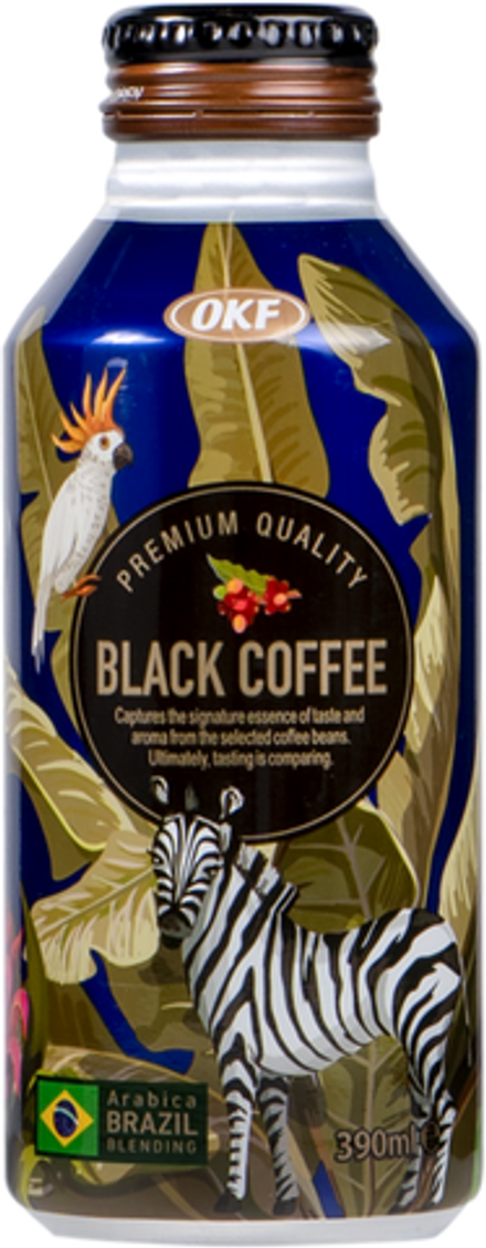 Кофейный напиток OKF Black Coffee "Черный Кофе" 0.39 - банка