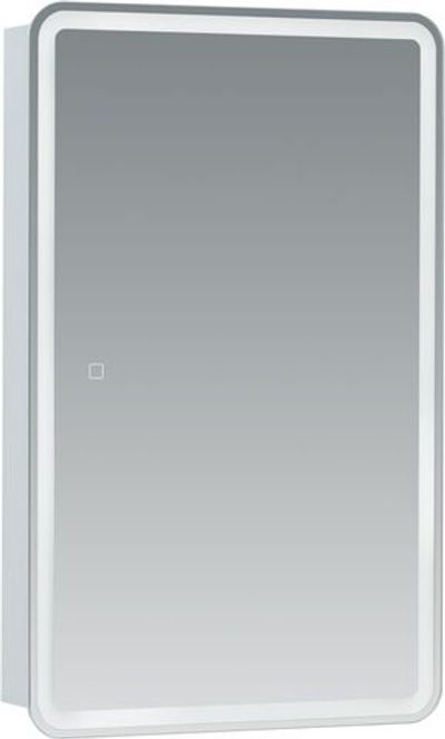 Зеркало-шкаф Aquanet Оптима 50 с LED подсветкой
