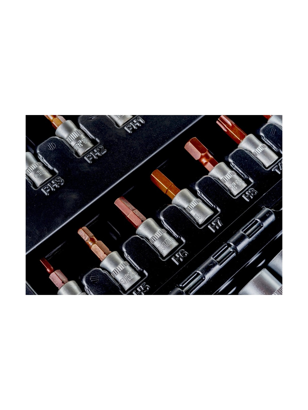 Набор торцевых головок и бит 46 предметов Gigant, Сталь Cr-V, GAS 46