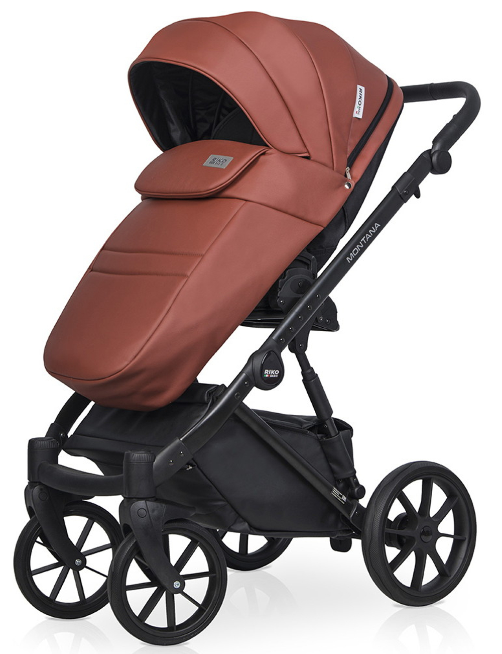 Детская коляска Riko Basic Montana Ecco 2 в 1 17 Maroon
