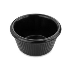 Соусник 80 мл d 7,9 см h4 см круглый пластик черный P.L. Proff Cuisine