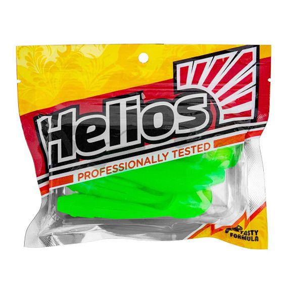 Твистер Helios Kasandra 4&quot;29/10,9см Electric green 5шт. (HS-34-007)