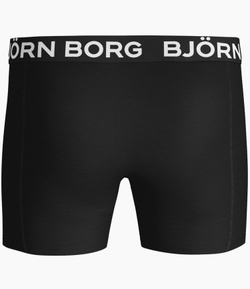 Боксерки теннисные Bjorn Borg Shorts Solid 2P - black