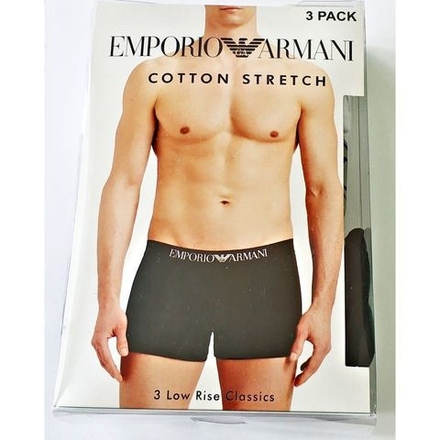 Набор мужских трусов боксеров (черные ,серые, белые) 3шт, Emporio Armani Classic set