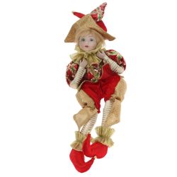 GAEM Игрушка набивная "Клоун" (муз, движ), L14 W11 H42 см (полка 26 см.)