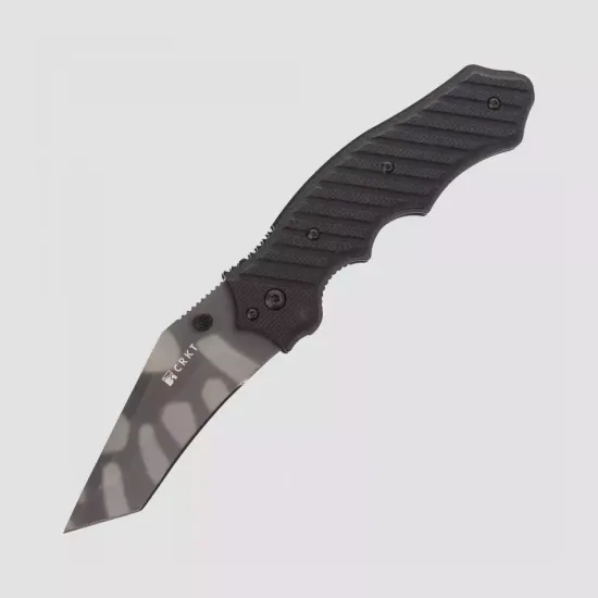 Складной нож CRKT Triumph Tiger Stripe CR/1030TSQ c клинком из стали AUS-8, рукоять G10