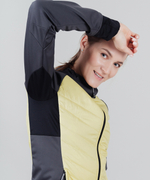 Куртка NORDSKI HYBRID HOOD Black/Yellow, женская, NSW853191
