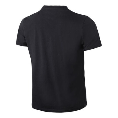 Мужское теннисное поло Tennis-Point No Fear T-Shirt Men - Black, White