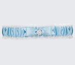 Очаровательная голубая подвязка на ногу Bristol (Размер: S-M-L) (Цвет: голубой)