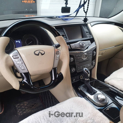 Руль Анатомический бежевый Infiniti QX56, QX80, Patrol Y62