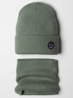 Шапка и снуд для мальчика на осень