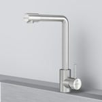 Смеситель для кухни с L-изливом, сатин AM.PM X-Joy S F85B05011