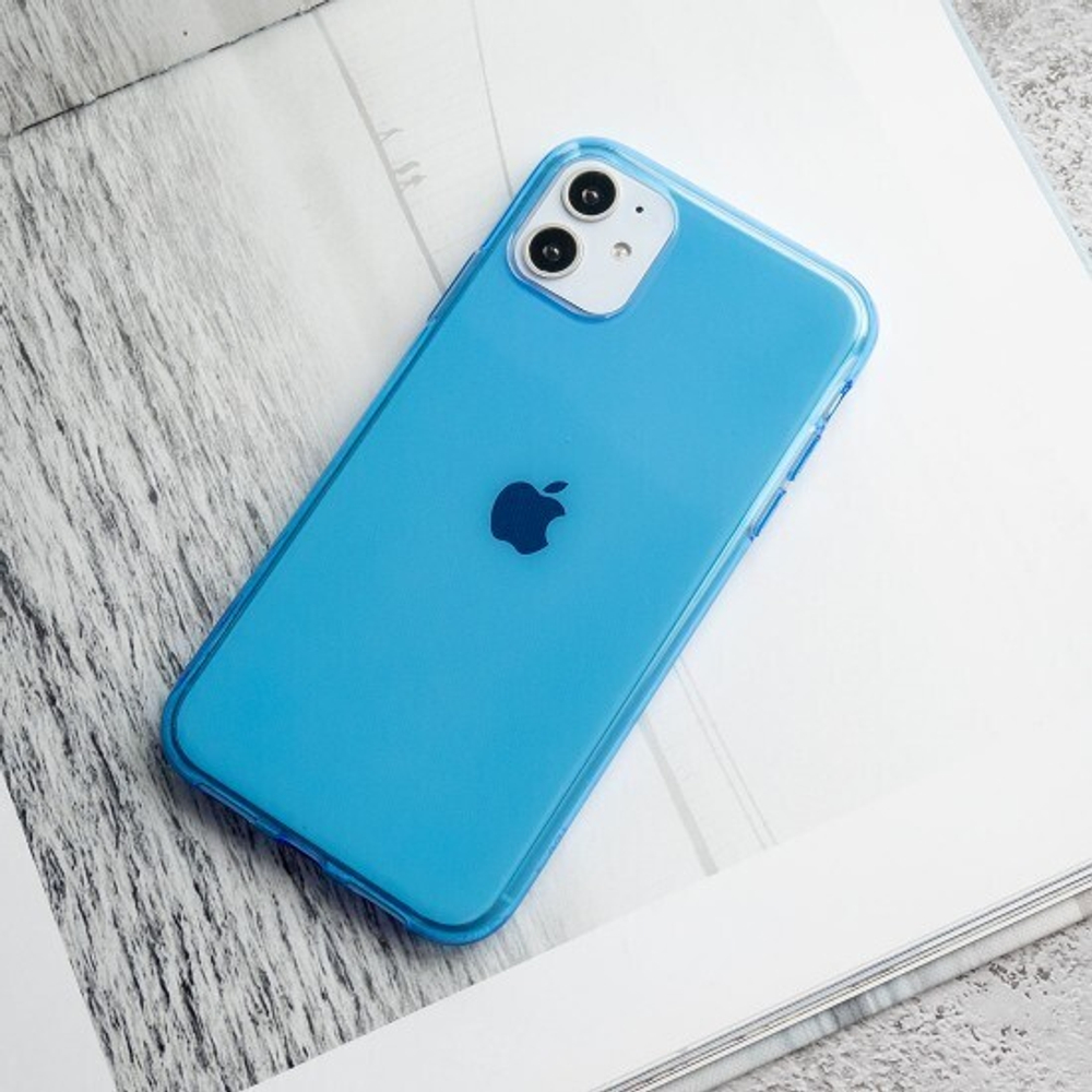 Чехол ТПУ для iPhone 11, 012895 Голубой