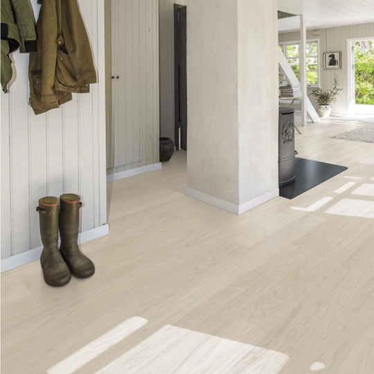 Паркетная доска Kahrs Дуб Coconut Cream