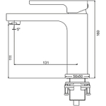 Смеситель для раковины Gappo G1017