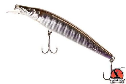Воблер ADUSTA Jerk Spiker 130SP 19гр #010 Wakasagi