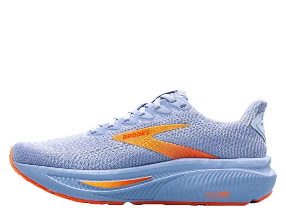 Кроссовки для бега женские Brooks Ghost 17 Фиолетово-Оранжевые