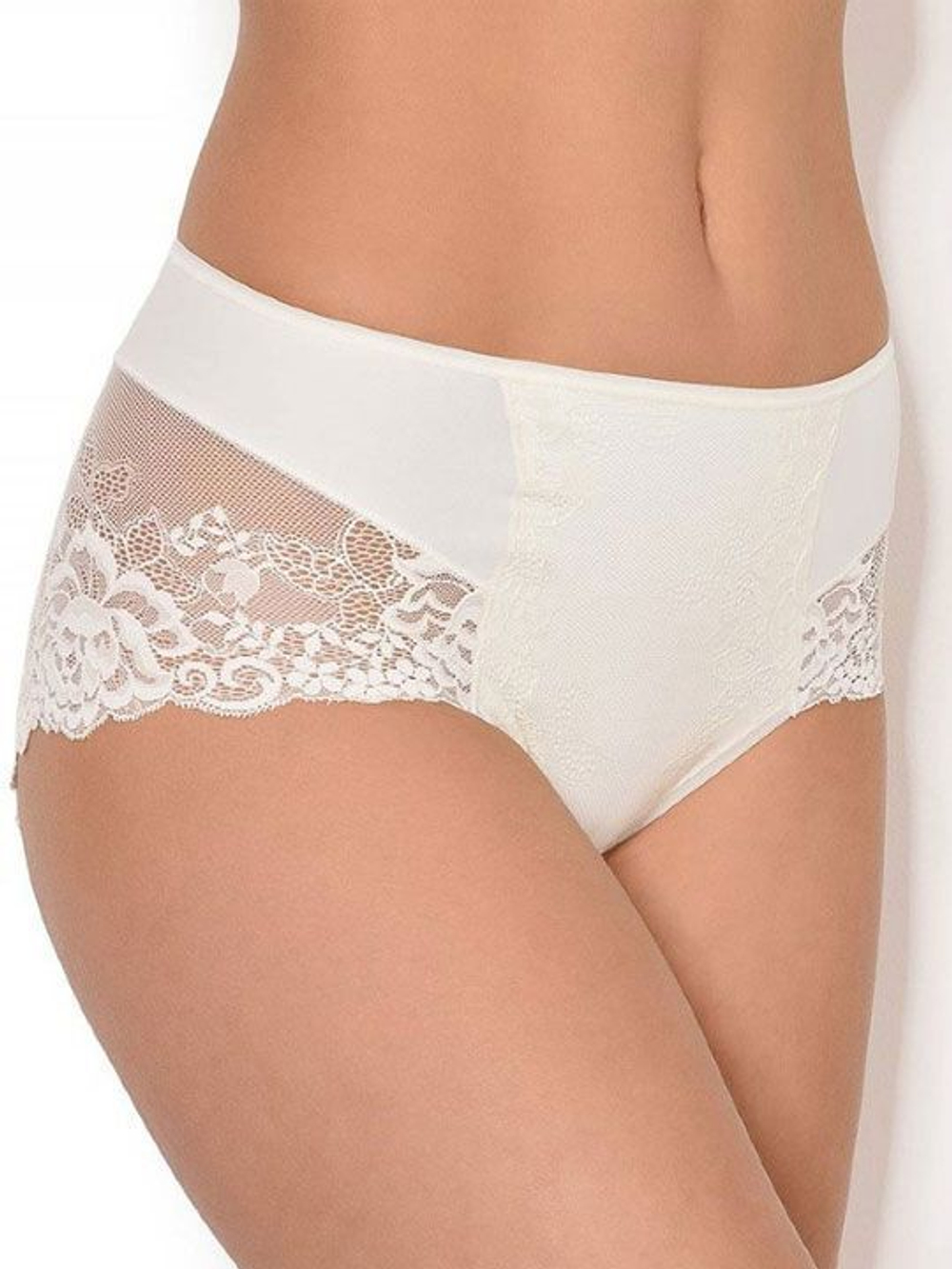 Трусы-слип с высокой линией талии Greta (Размер: M) (Цвет: черный)